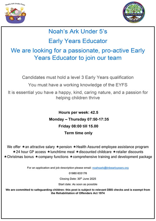 Vacancy ad