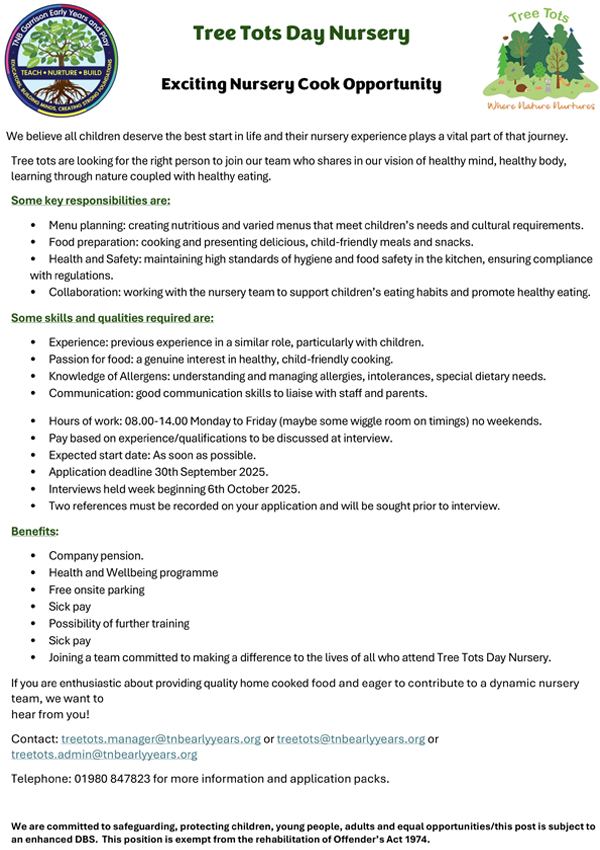Vacancy ad